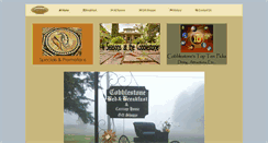 Desktop Screenshot of cobblestonebedandbreakfast.com